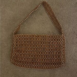 Target Brown Beaded Shoulder Bag